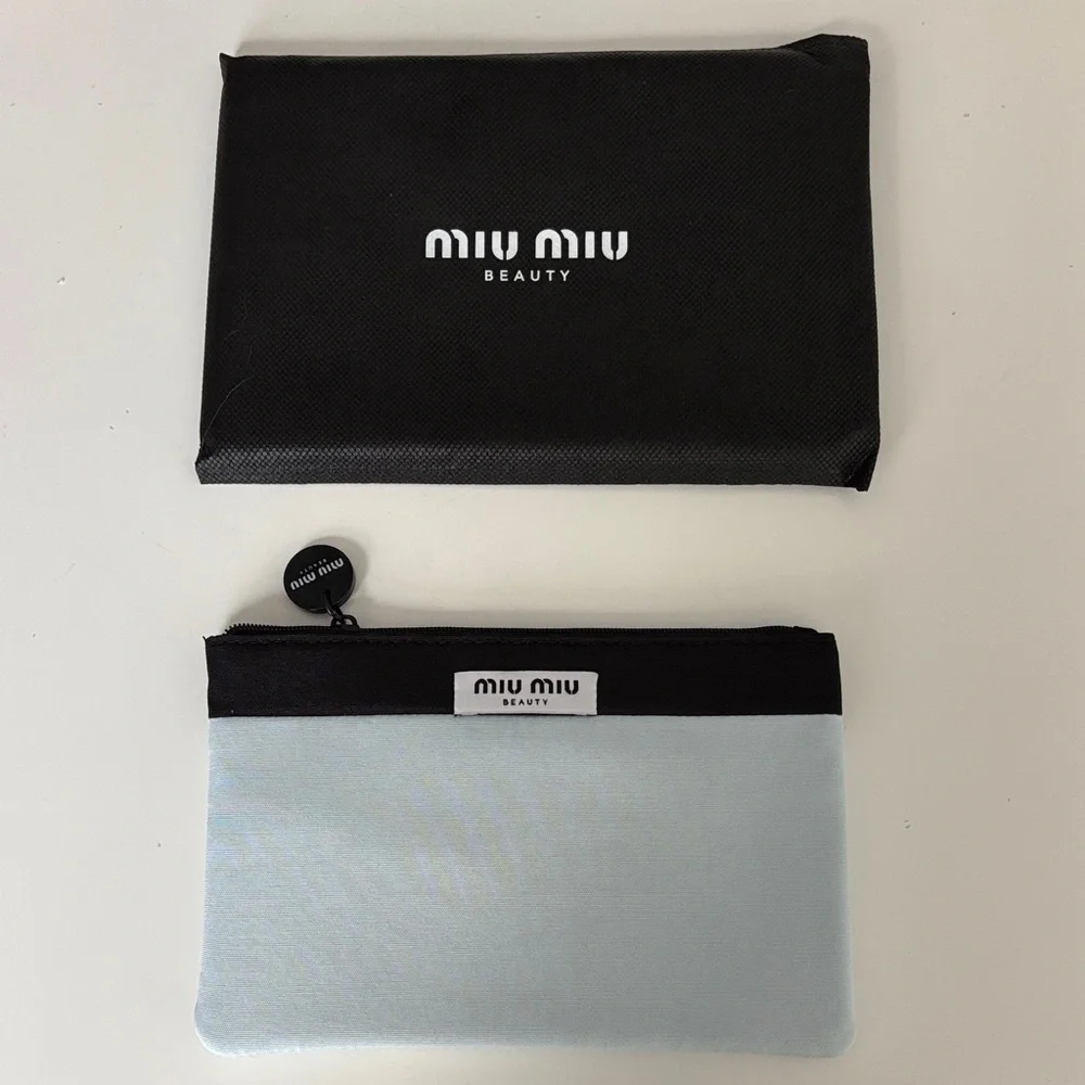 New - MIU MIU Beauty Trousse Pouch Clutch Bag
